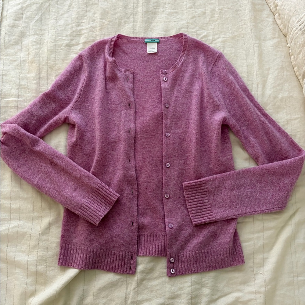 J. Crew cashmere Cardigan Sweater